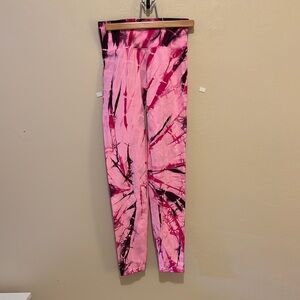 PINK Victoria's Secret Kids Tie-Dye Leggings